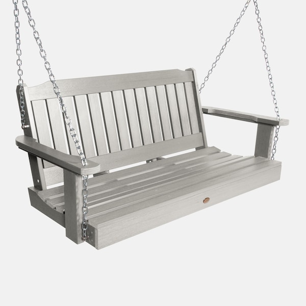 Highwood Usa Lehigh Porch Swing 4ft Outdoor Furniture for Patio, Backyard, Garden AD-PORL2-HGR - main